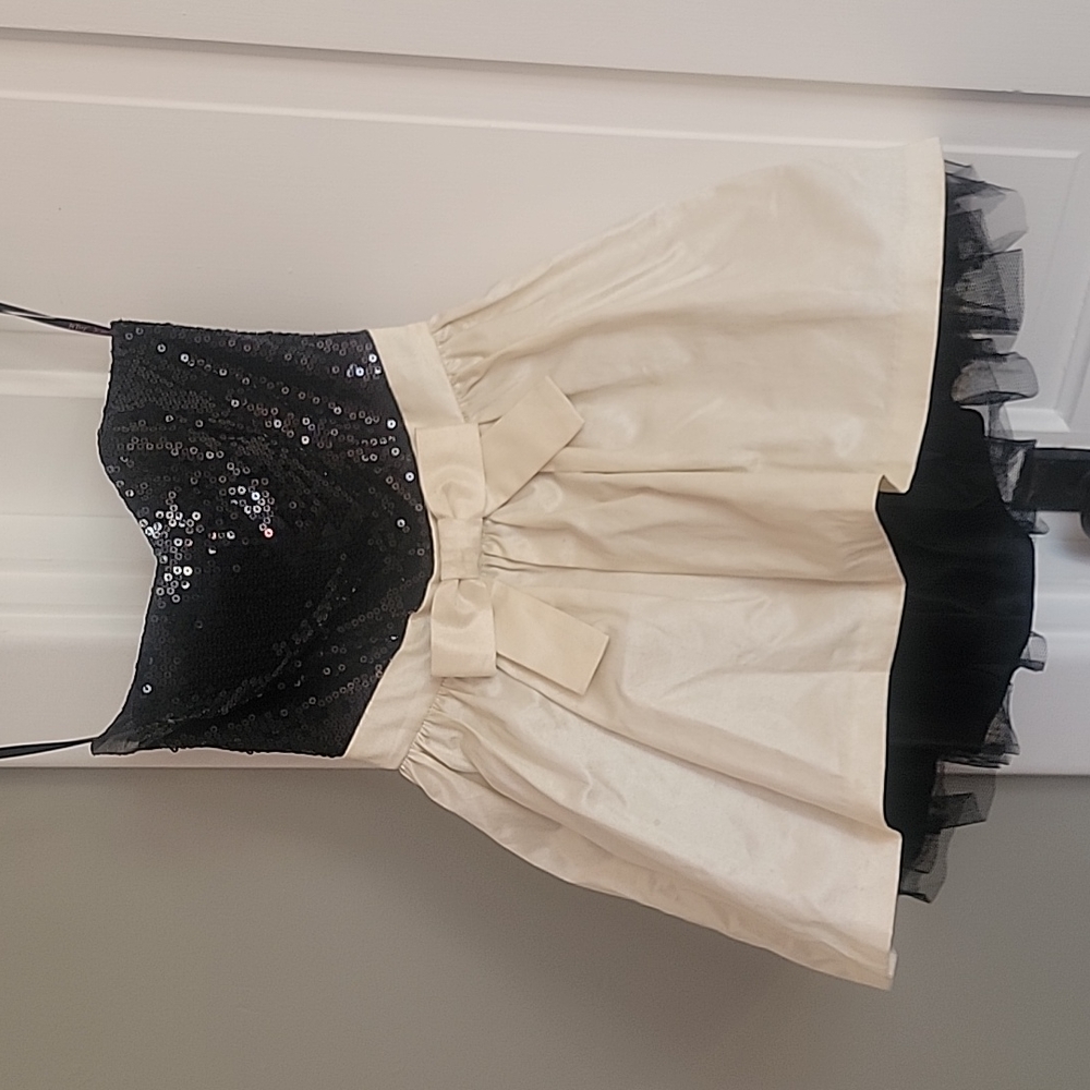 Betsey Johnson Black and White Mini Dress